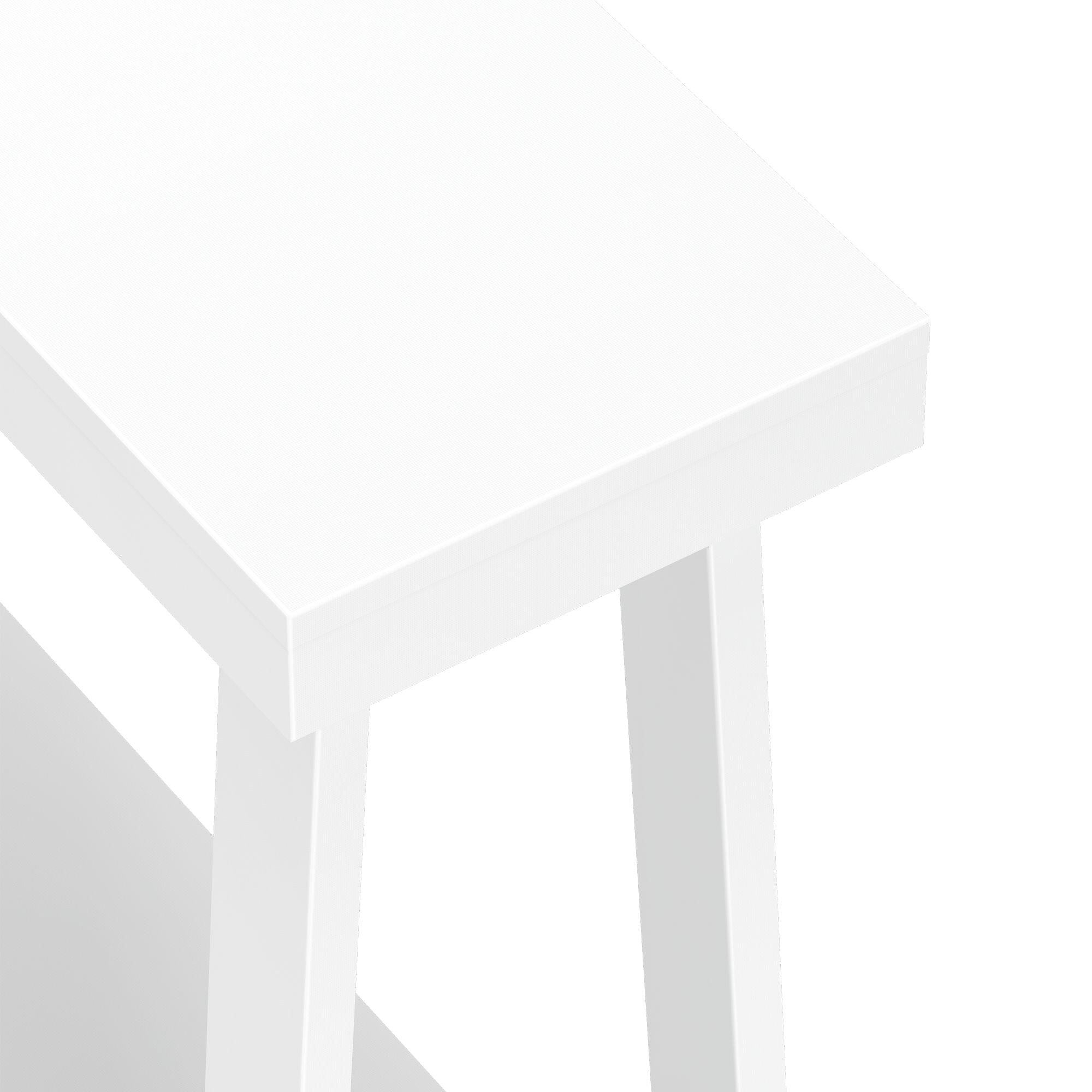 Classic Console Table with Shelf - 46”