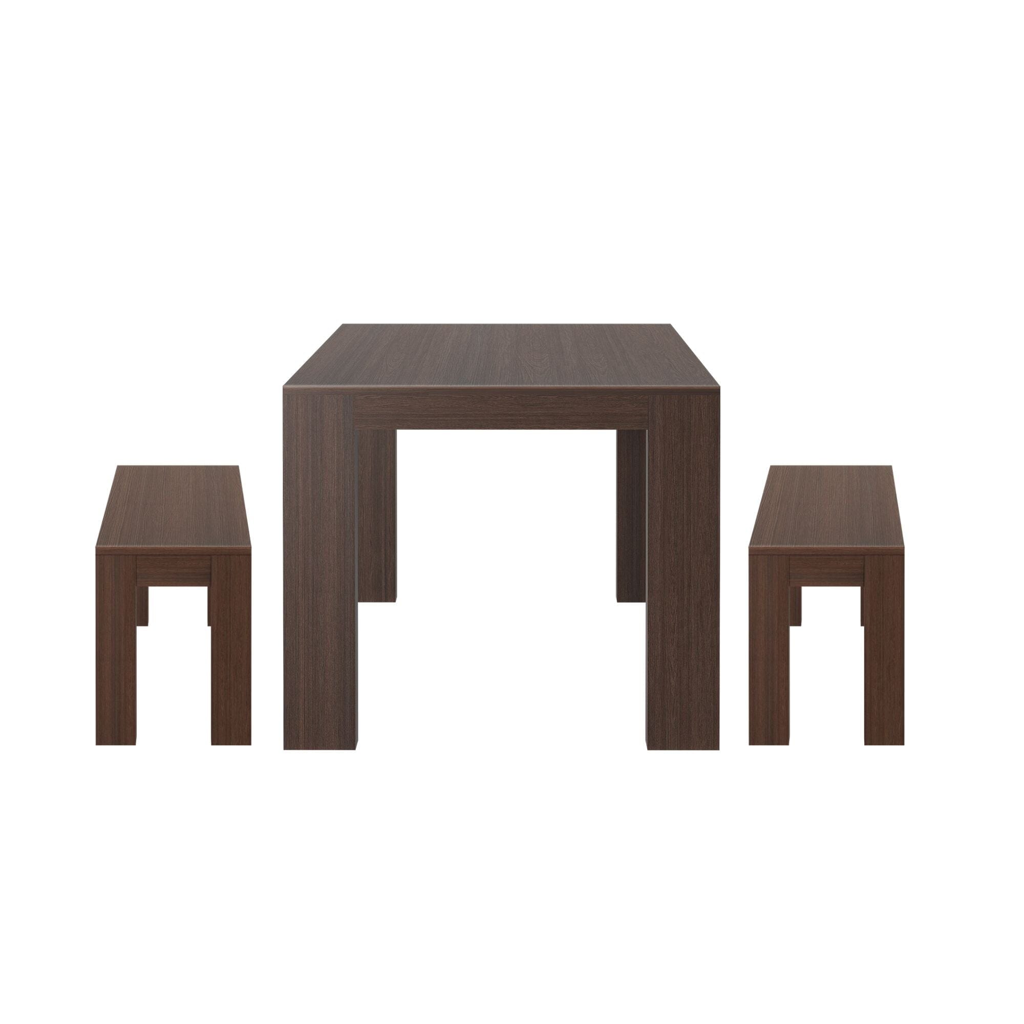 Modern Dining Set with Benches - 72'