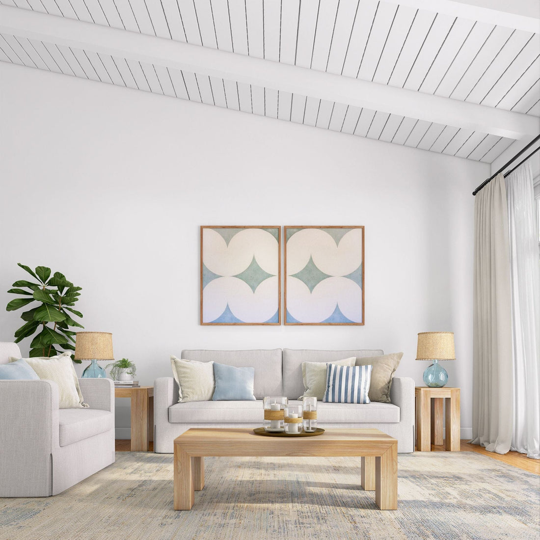 Modern Coffee Table - 48'