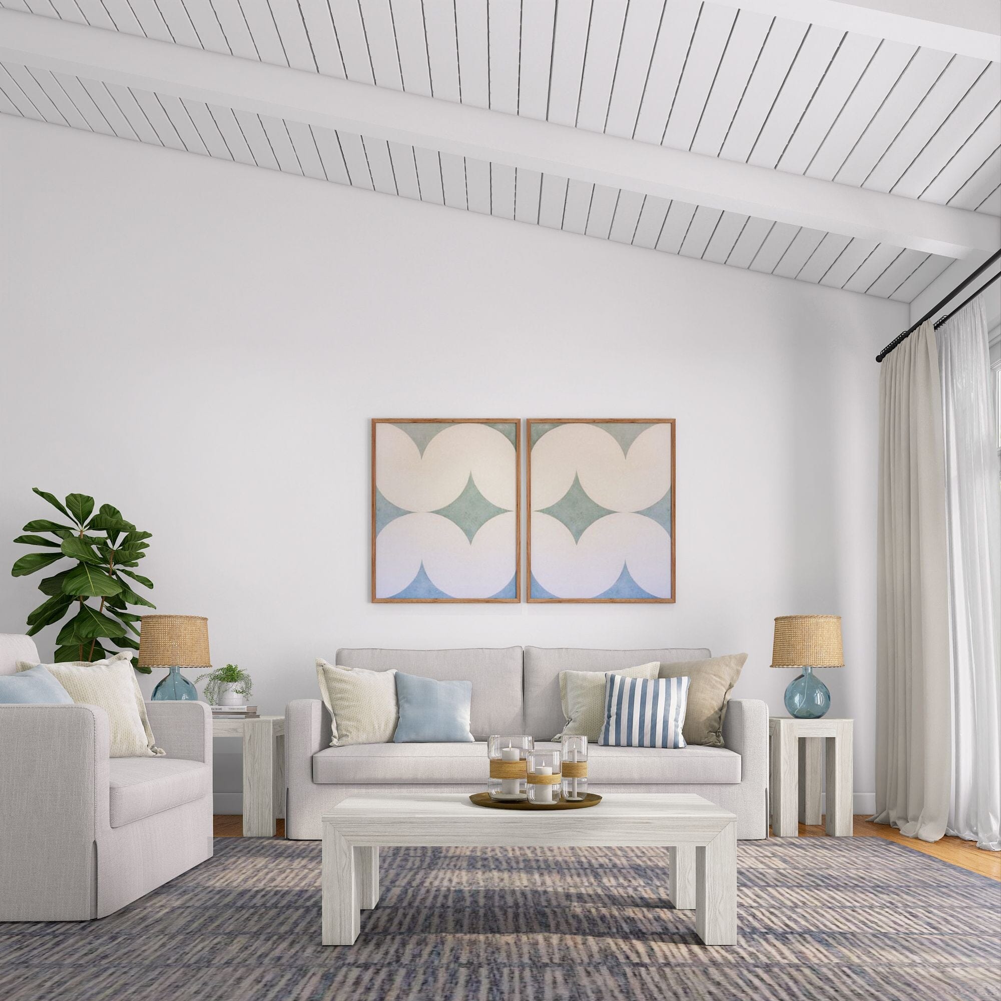 Modern Coffee Table - 48'