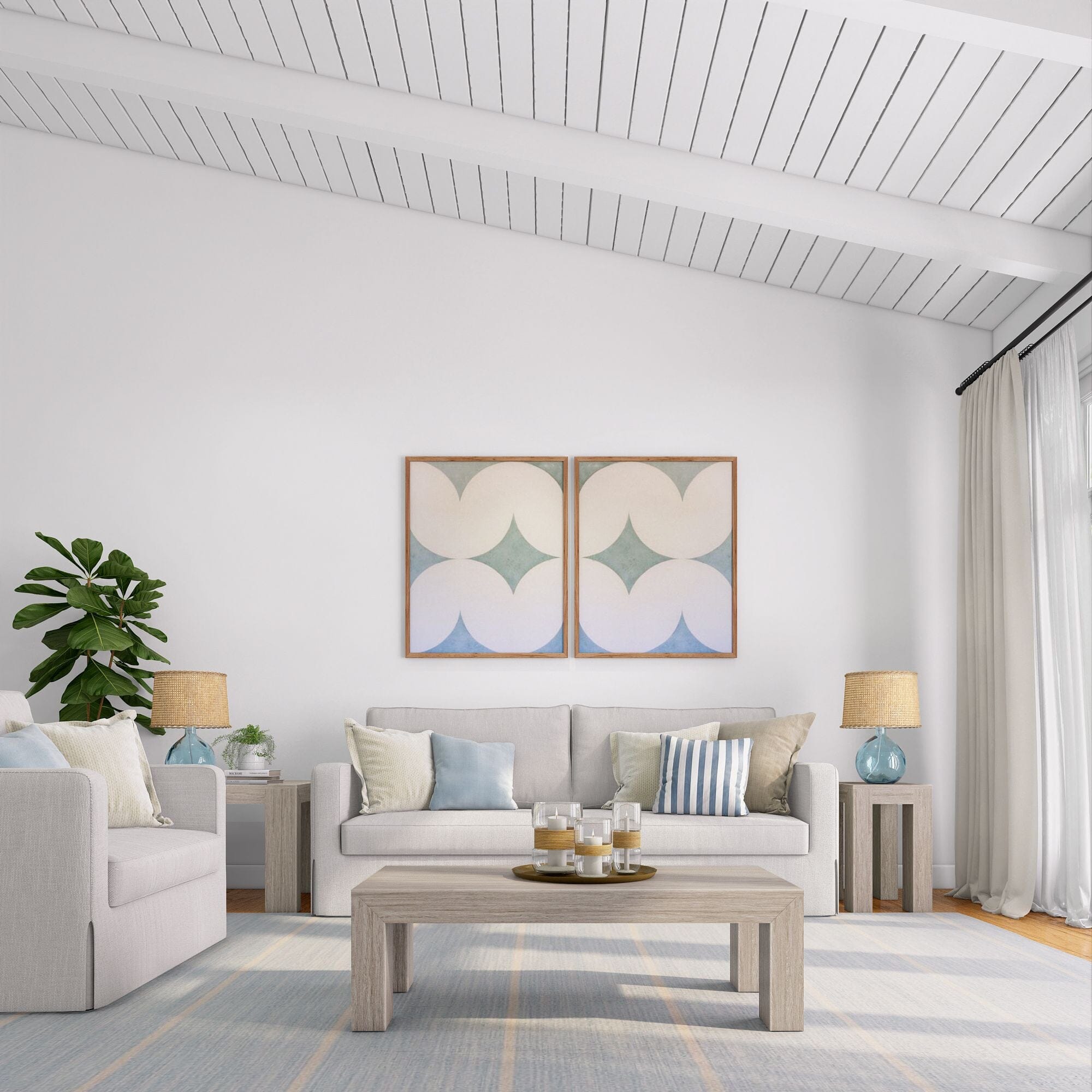 Modern Coffee Table - 48'