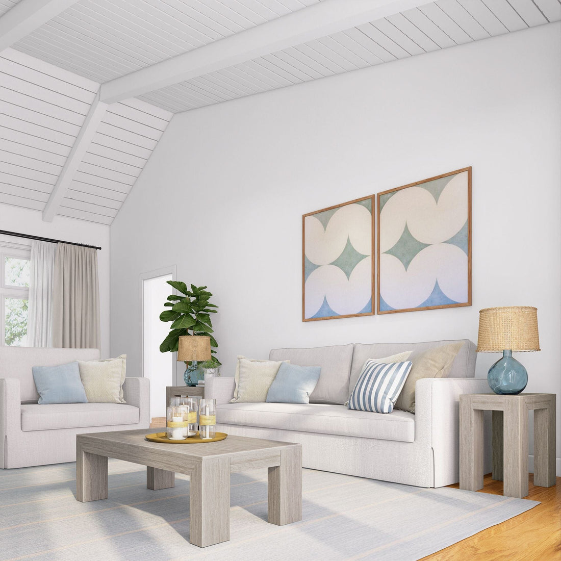 Modern Coffee Table - 48'