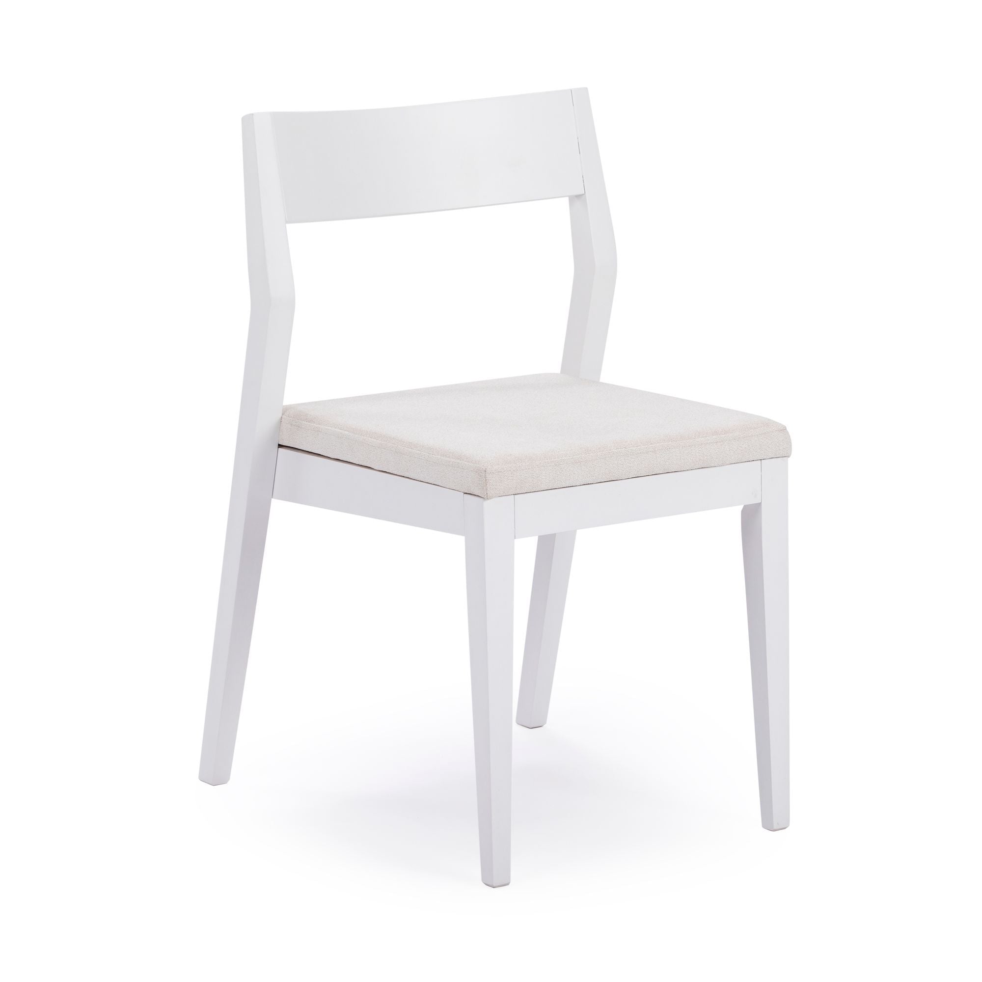 Solid Wood Upholstered Dining Chair (Set of 2)