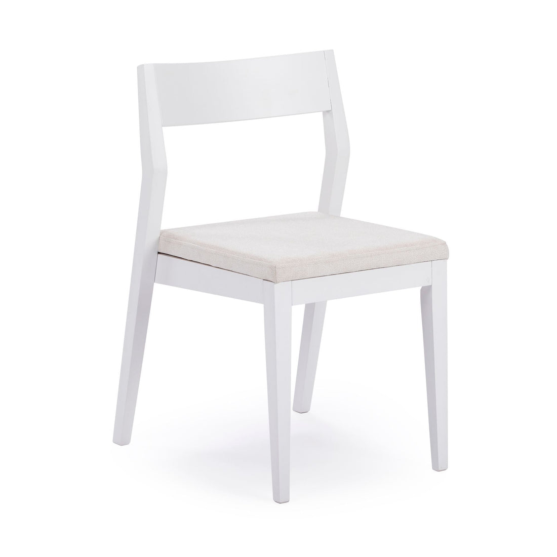 Solid Wood Upholstered Dining Chair (Set of 2)