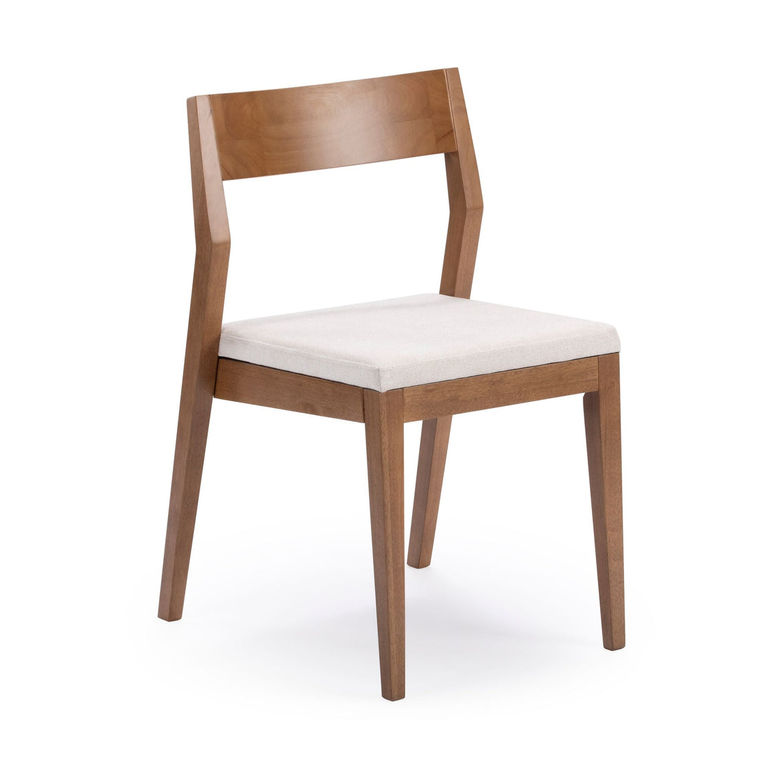 Solid Wood Upholstered Dining Chair (Set of 2)