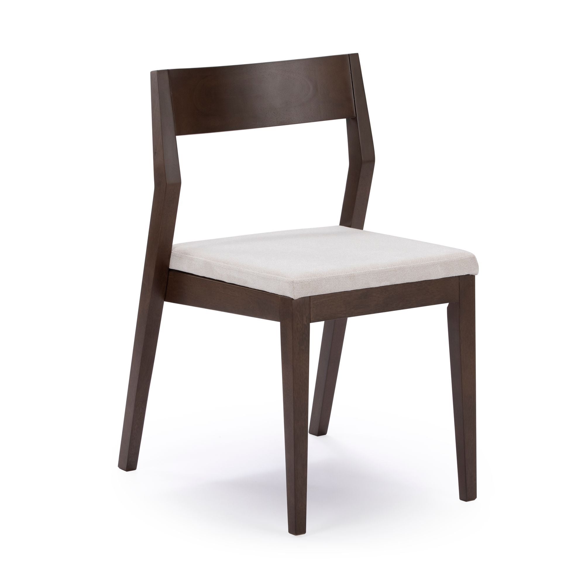 Solid Wood Upholstered Dining Chair (Set of 2)