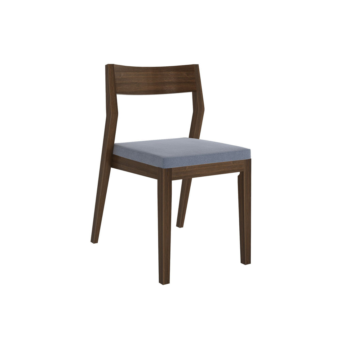 Solid Wood Upholstered Dining Chair (Set of 2)