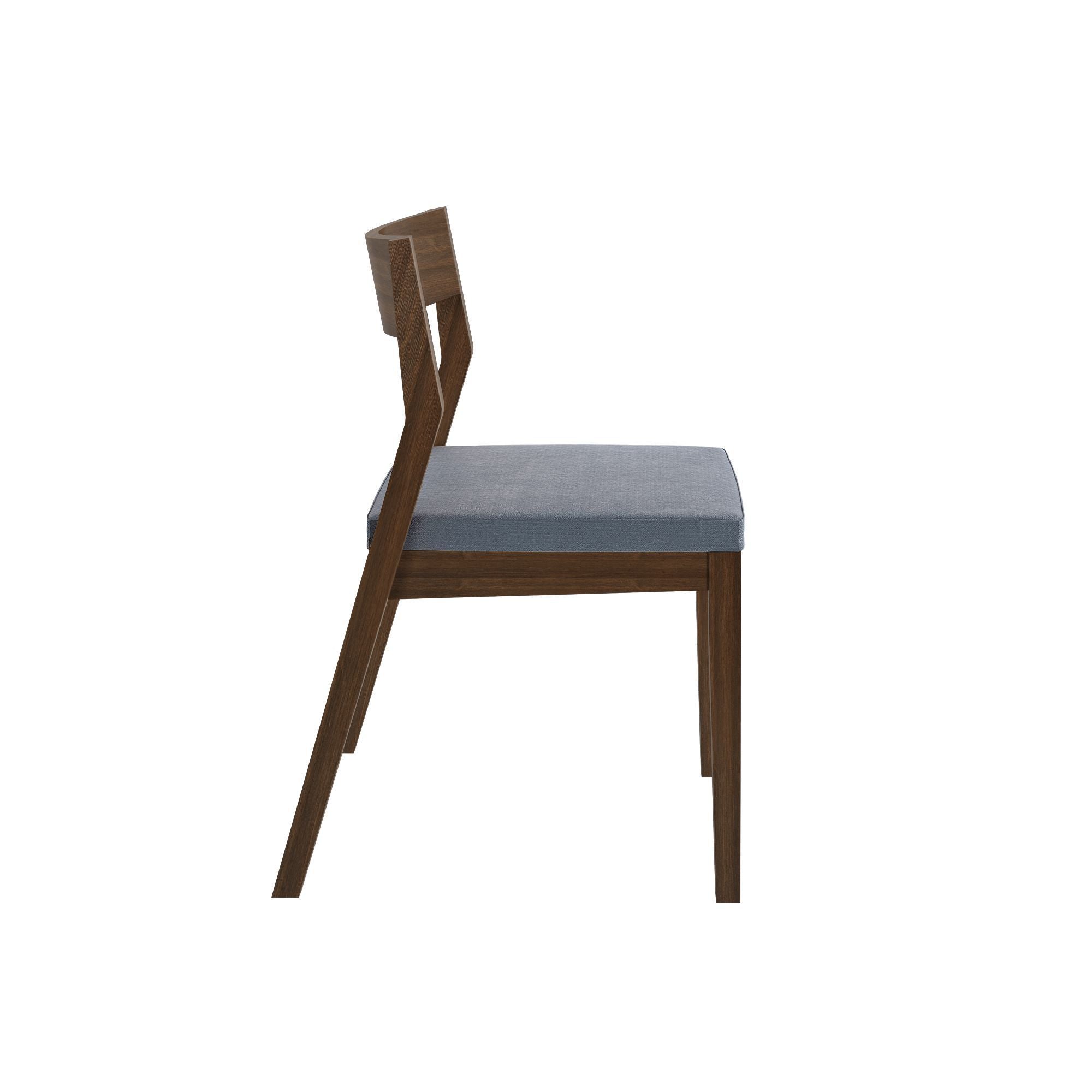 Solid Wood Upholstered Dining Chair (Set of 2)