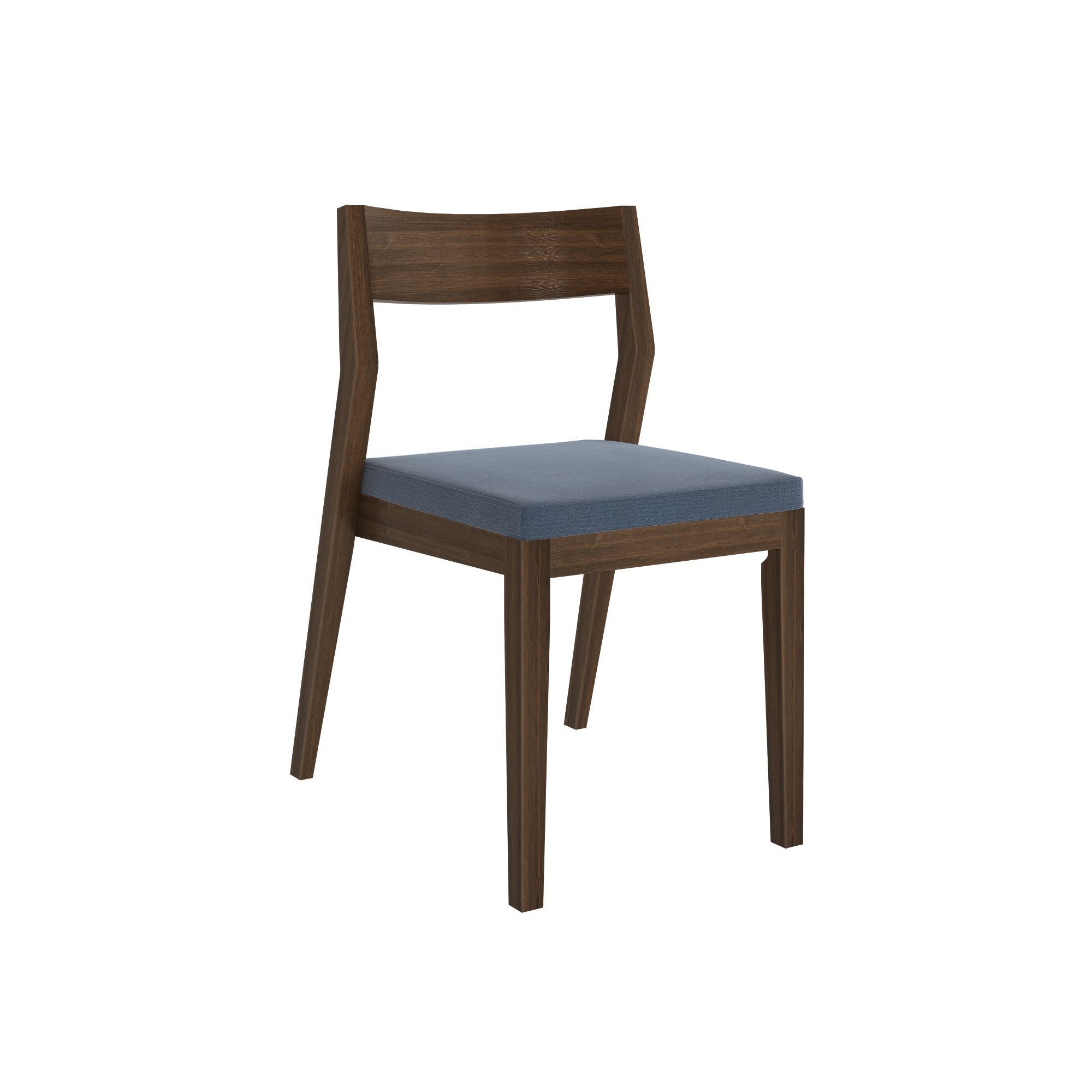 Solid Wood Upholstered Dining Chair (Set of 2)