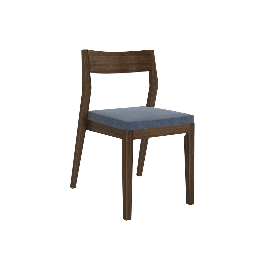 Solid Wood Upholstered Dining Chair (Set of 2)