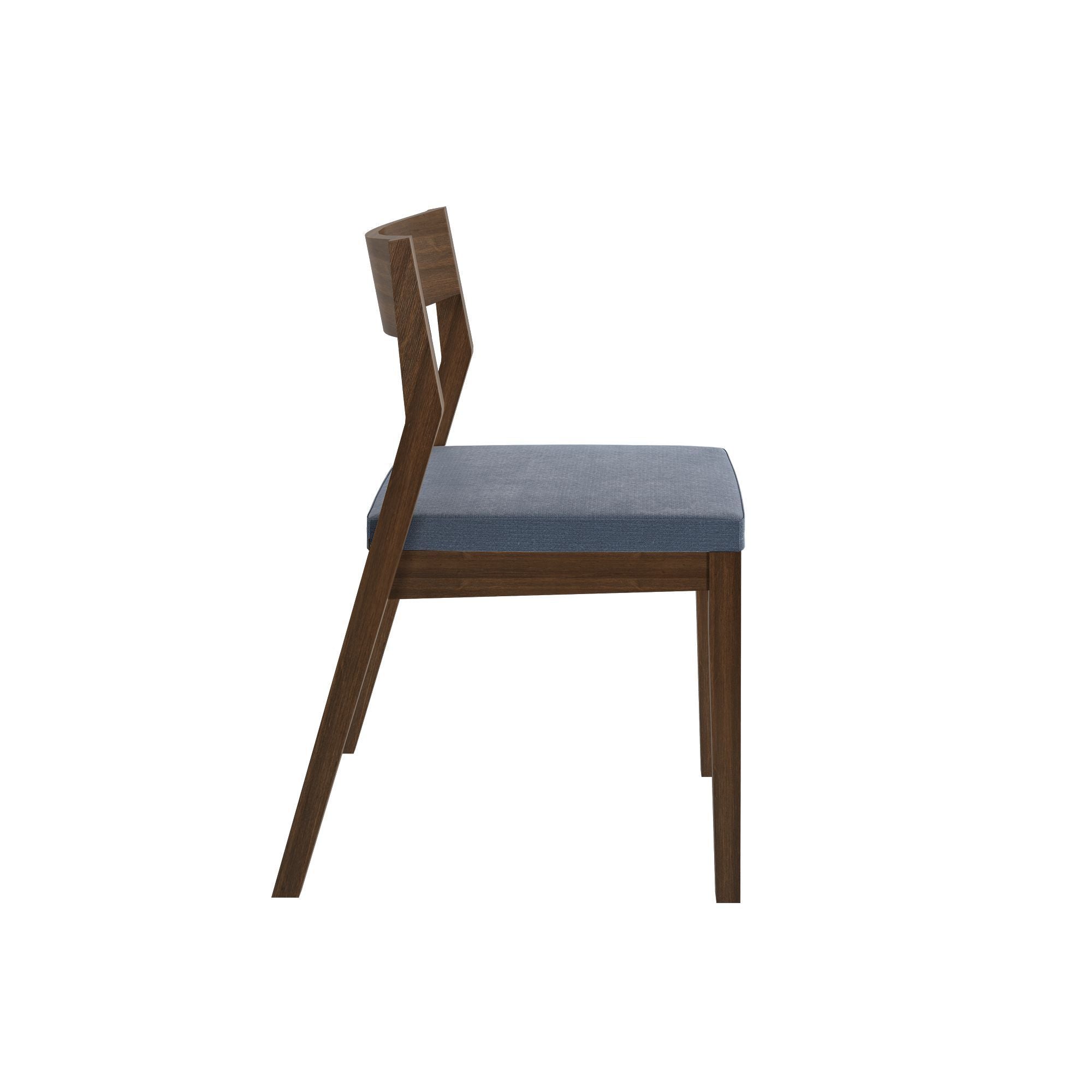 Solid Wood Upholstered Dining Chair (Set of 2)