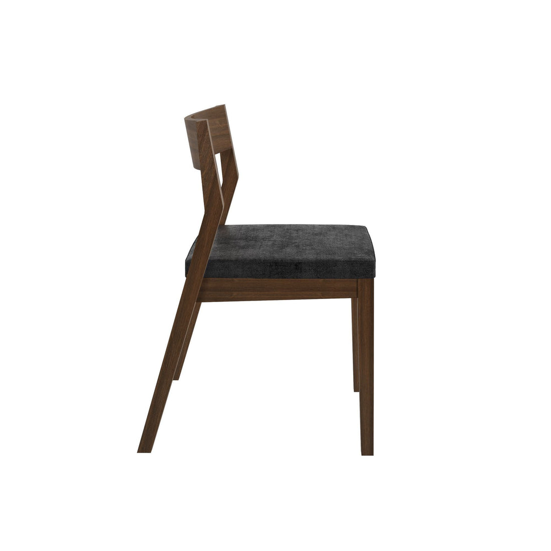 Solid Wood Upholstered Dining Chair (Set of 2)