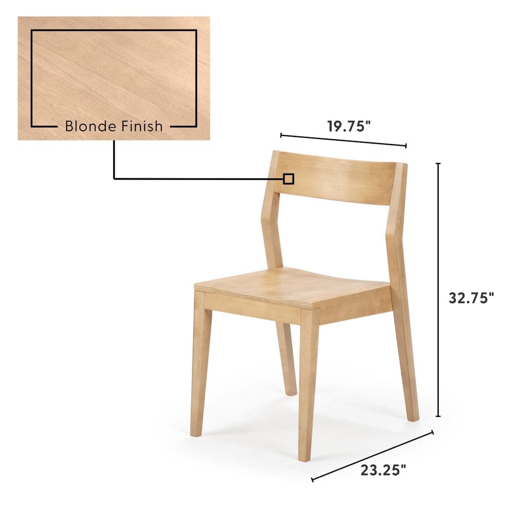 Solid Wood Dining Chair (Set of 2)