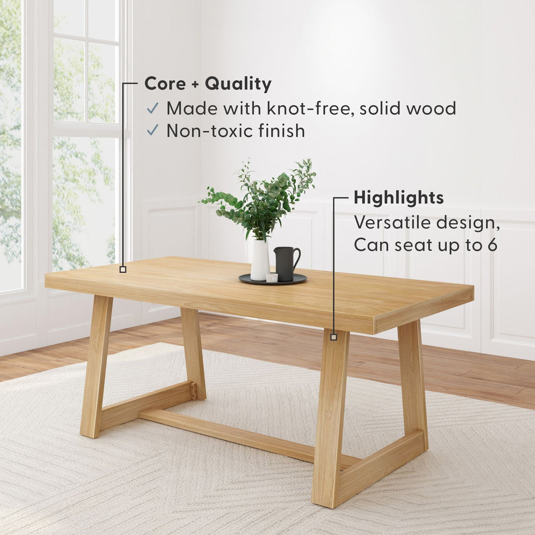 Classic Dining Table - 72'