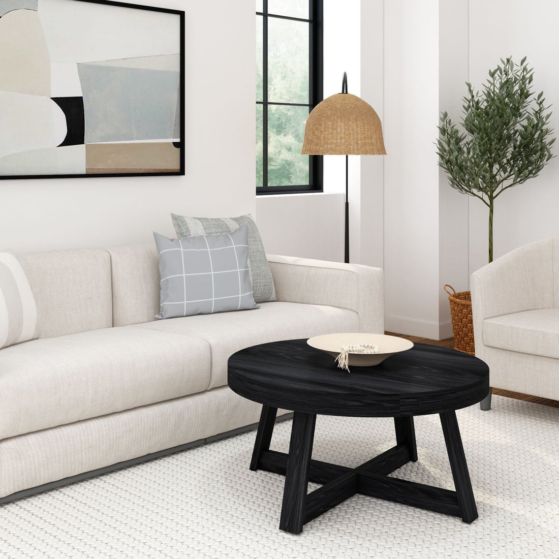 Classic Round Coffee Table - 36'