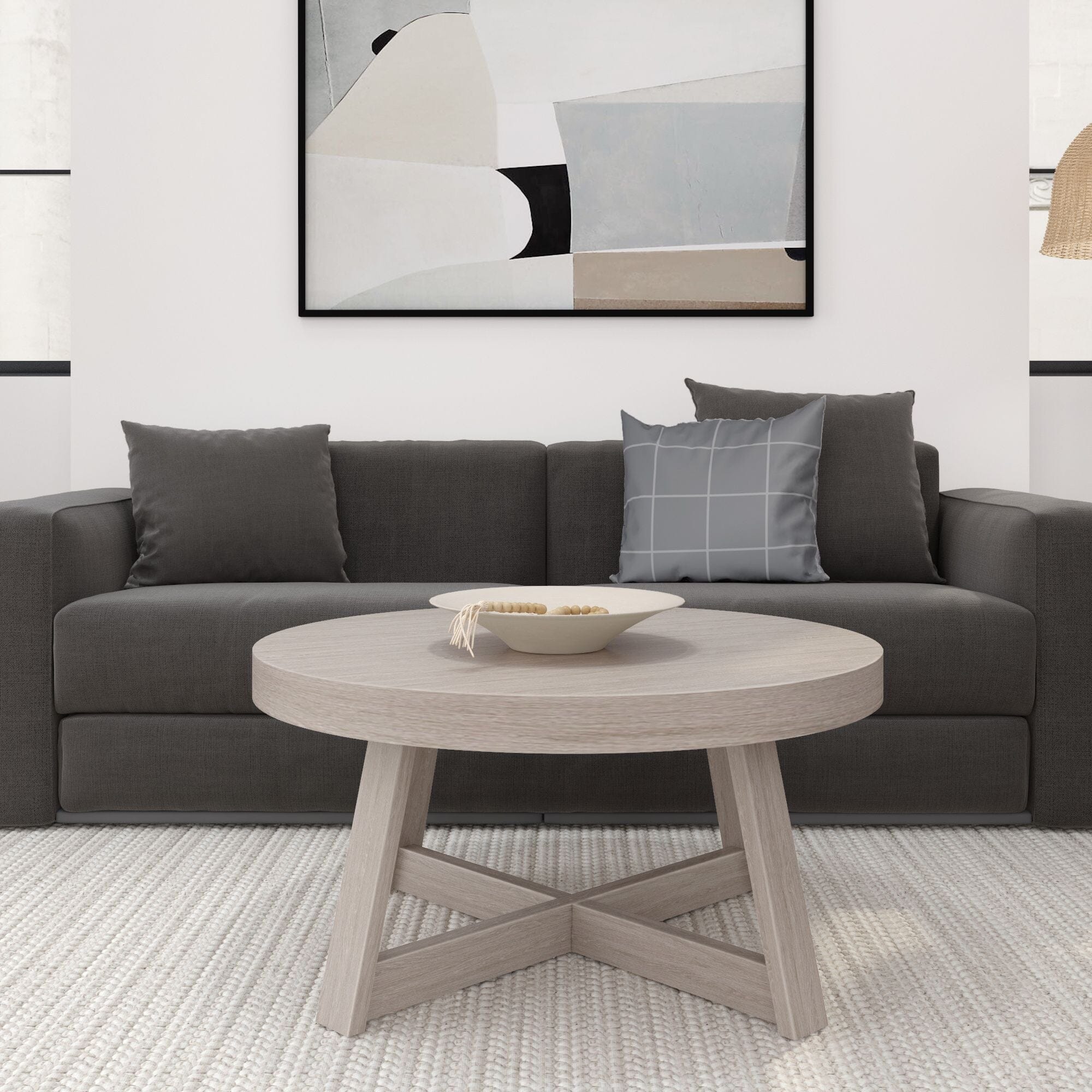 Classic Round Coffee Table - 36'