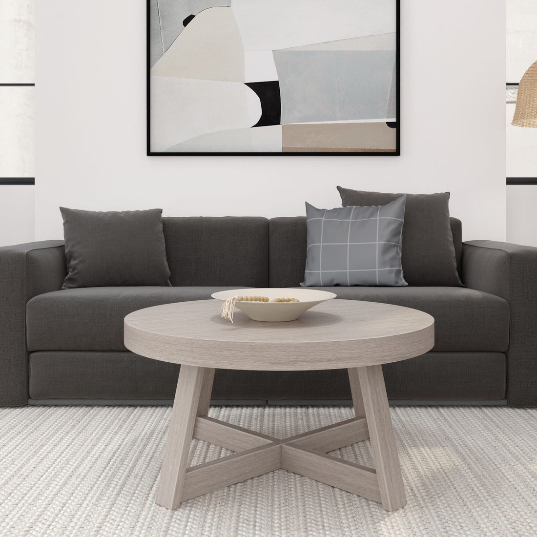 Classic Round Coffee Table - 36'