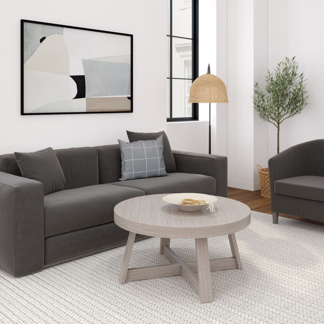 Classic Round Coffee Table - 36'