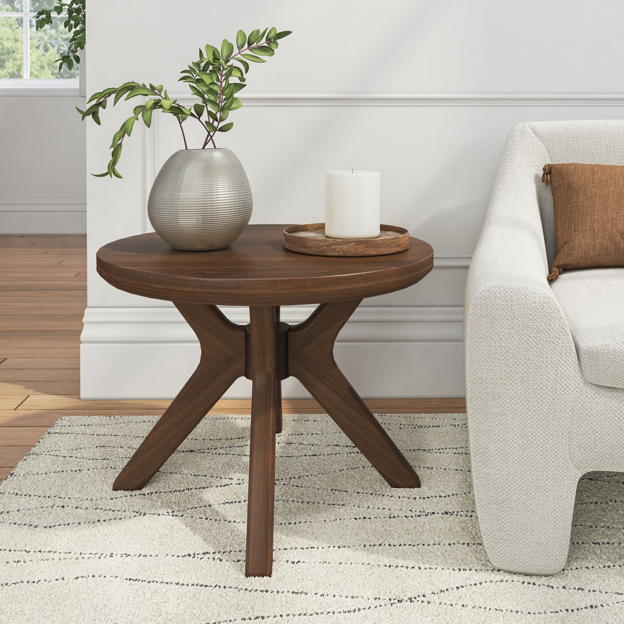 Verso Round Side Table - 24'