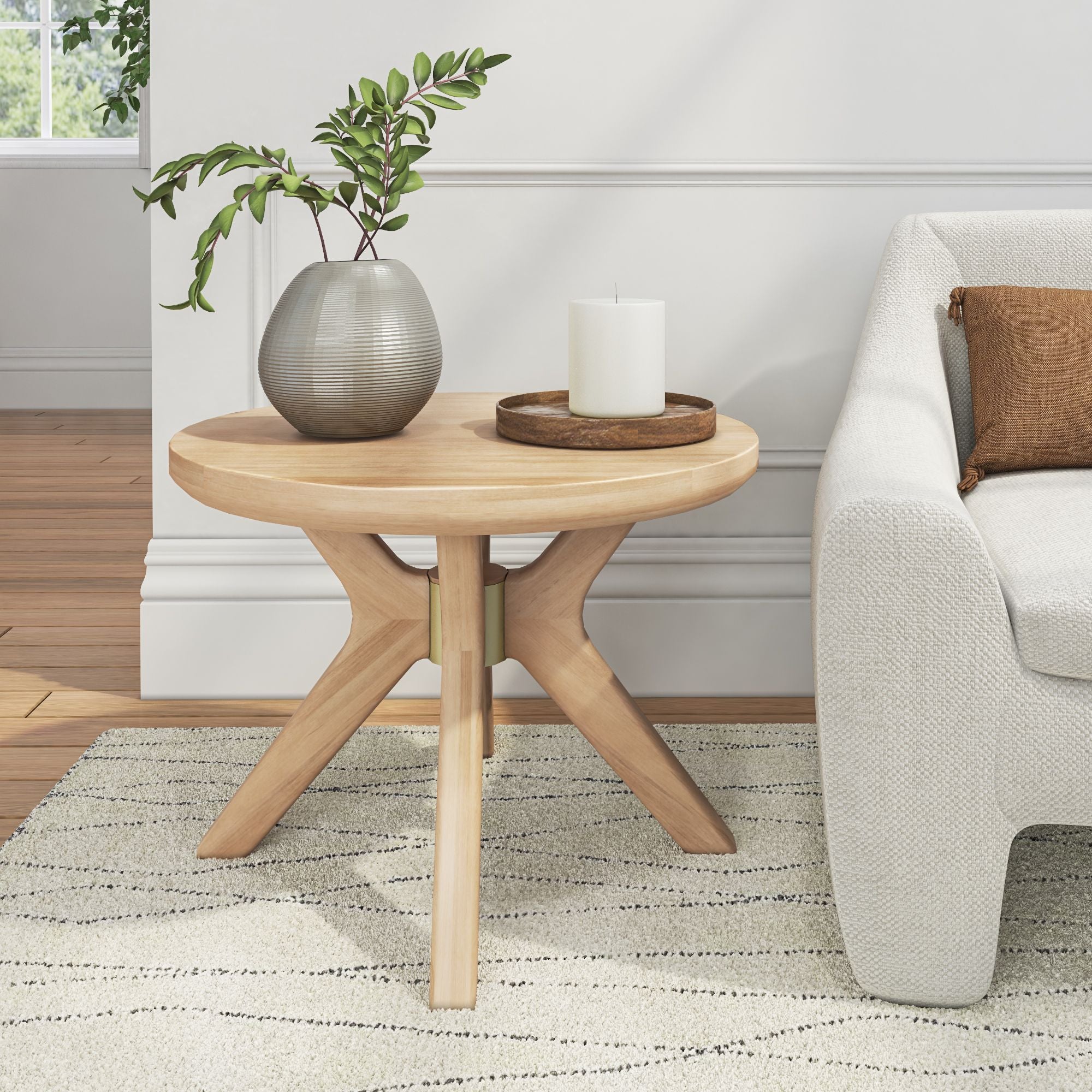 Verso Round Side Table - 24'