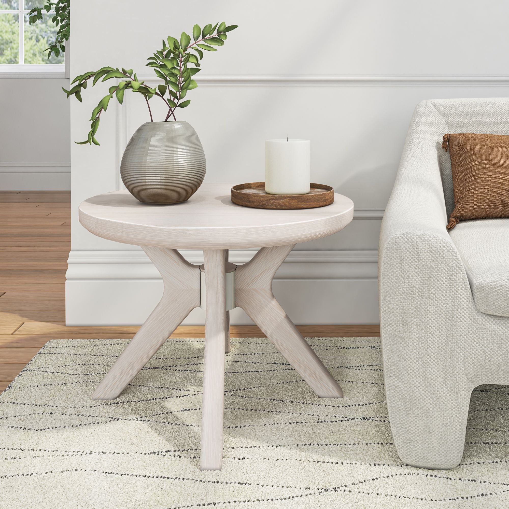 Verso Round Side Table - 24'