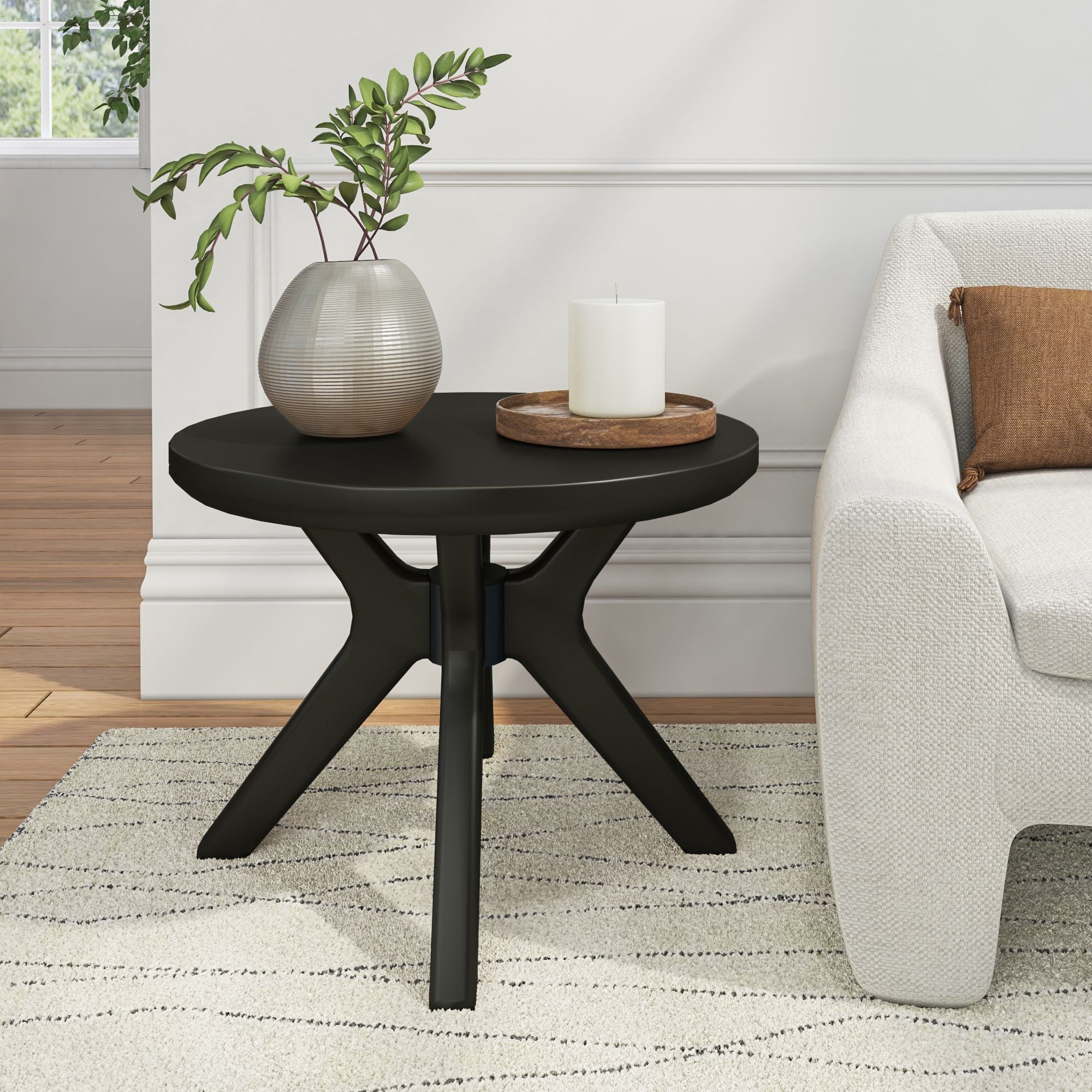 Verso Round Side Table - 24'