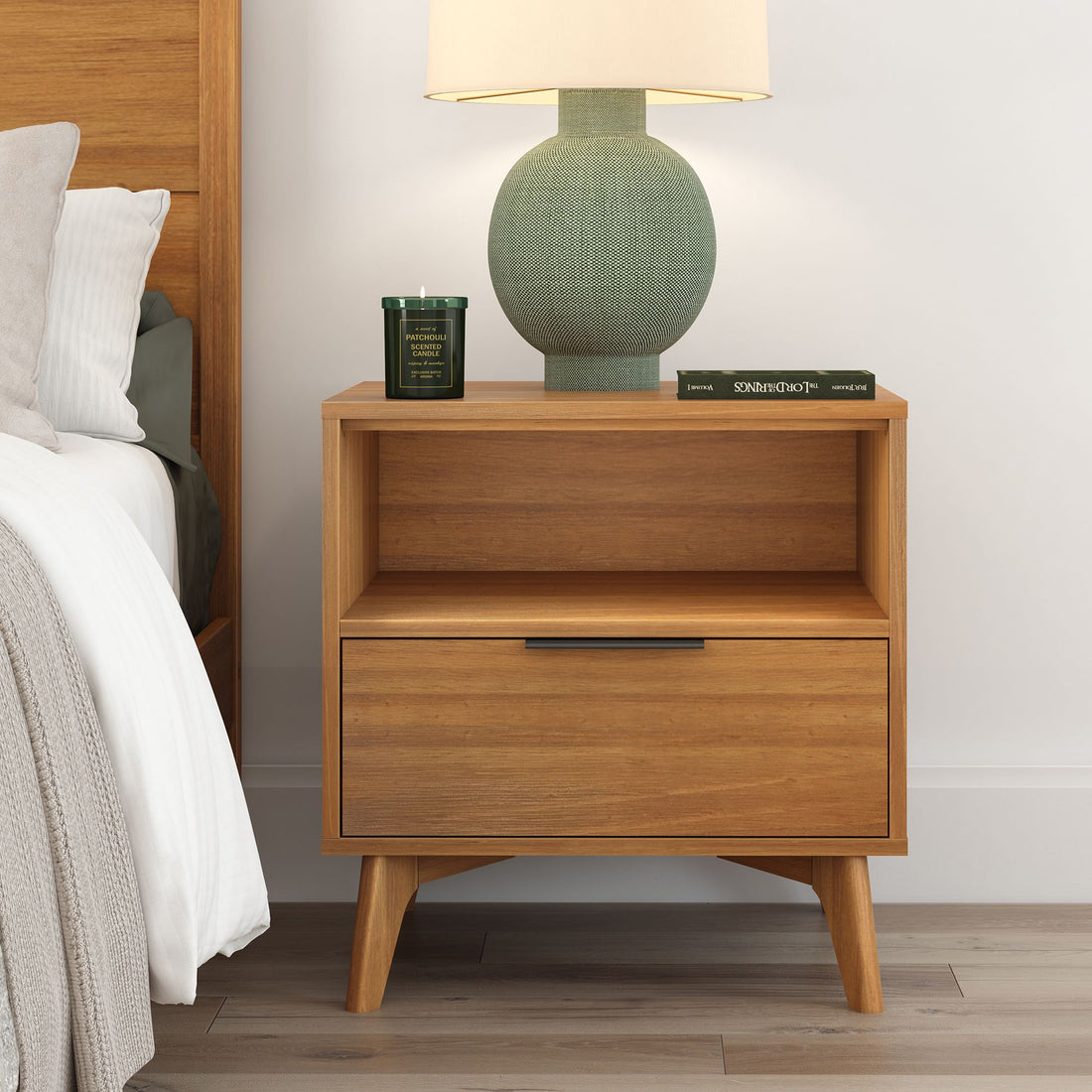 Haven Nightstand with Shelf