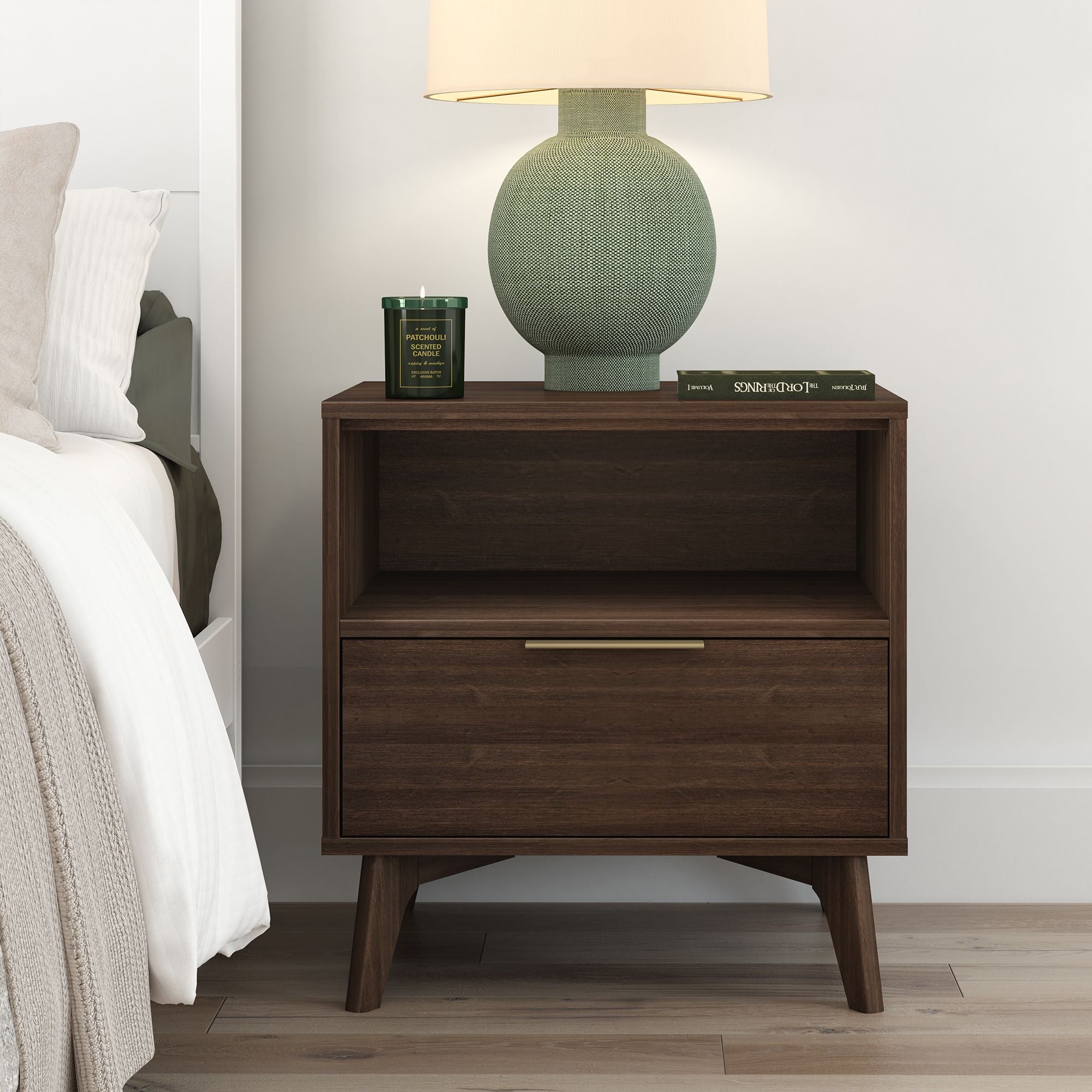Haven Nightstand with Shelf