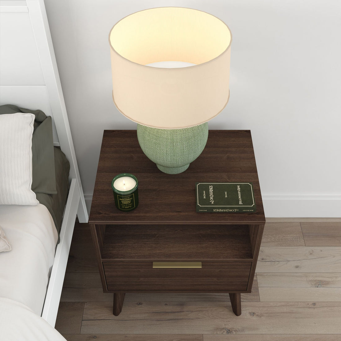 Haven Nightstand with Shelf