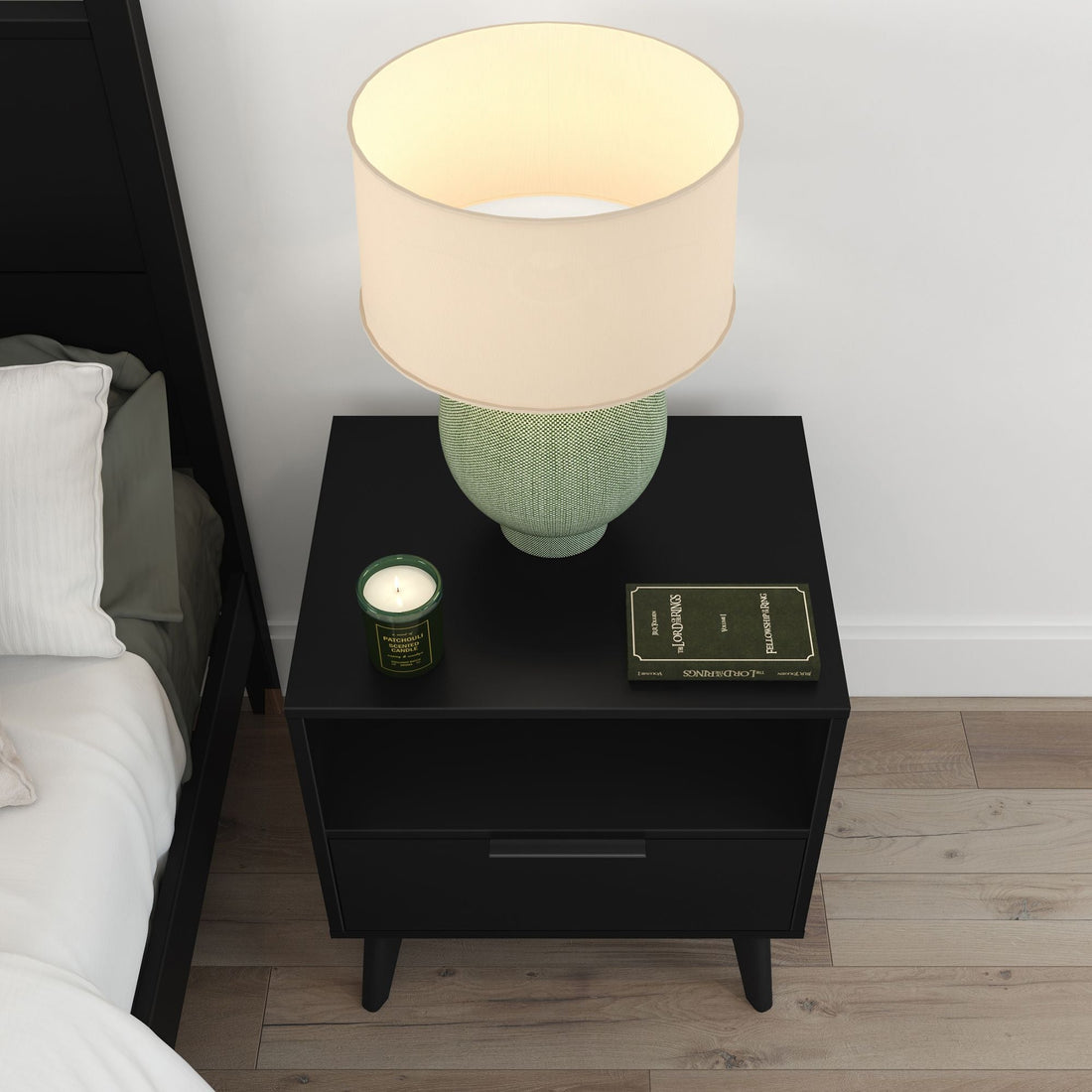 Haven Nightstand with Shelf