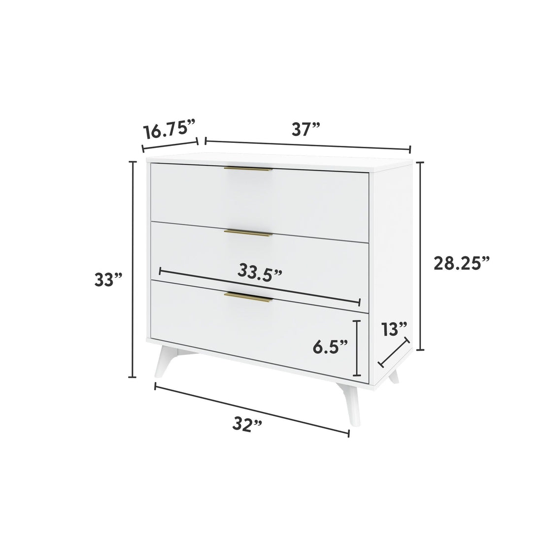 Haven 3-Drawer Dresser