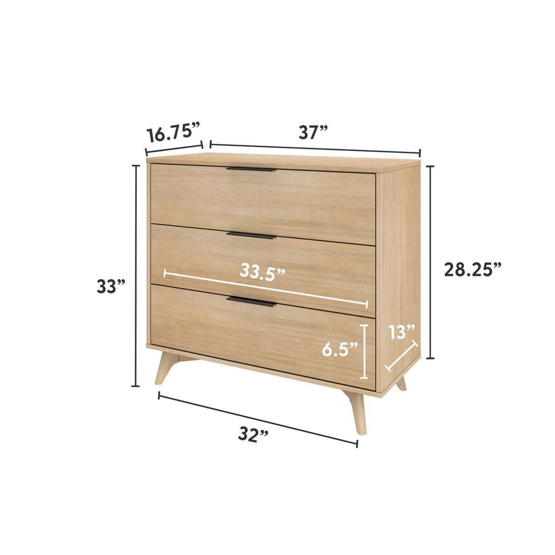Haven 3-Drawer Dresser