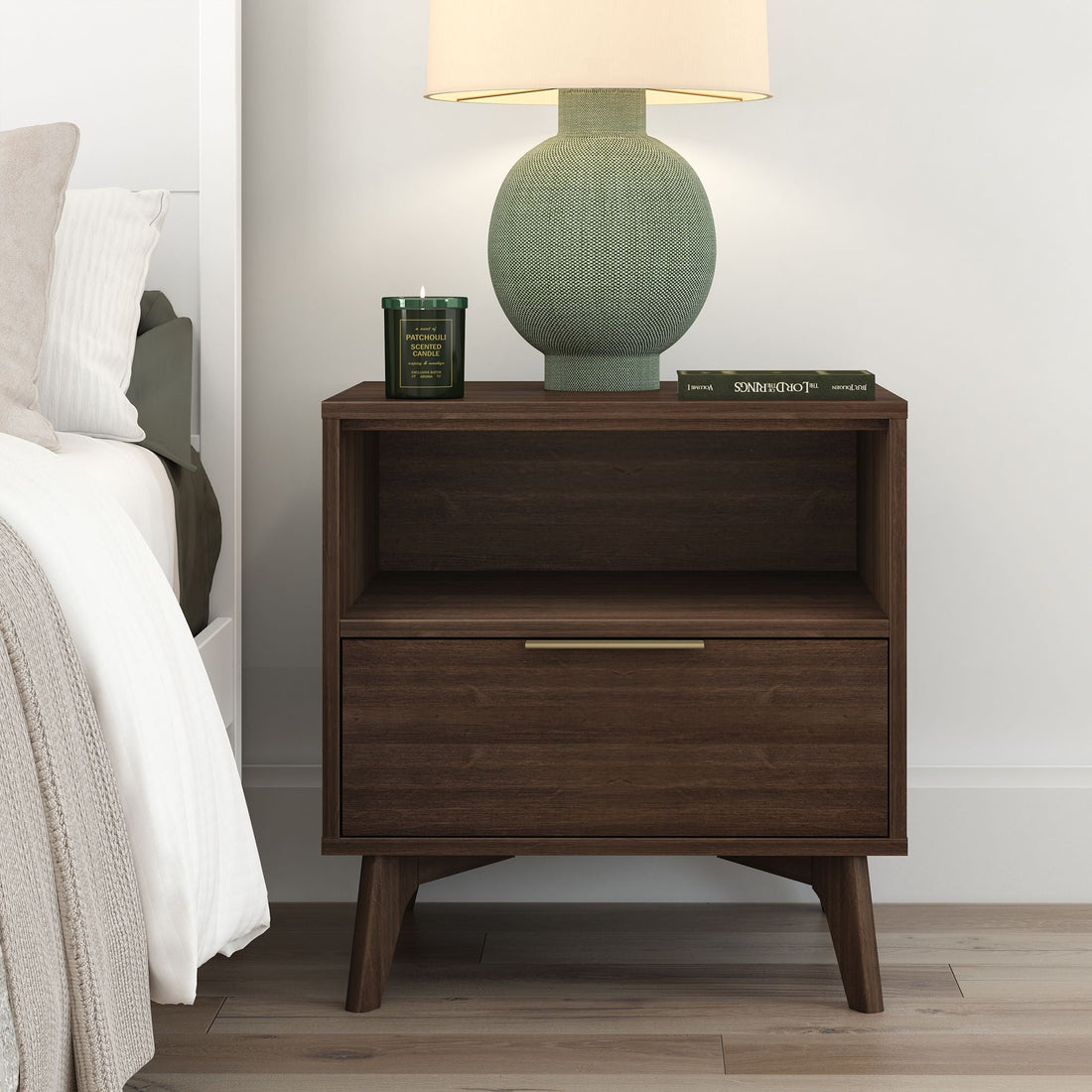 Haven Nightstand with Shelf