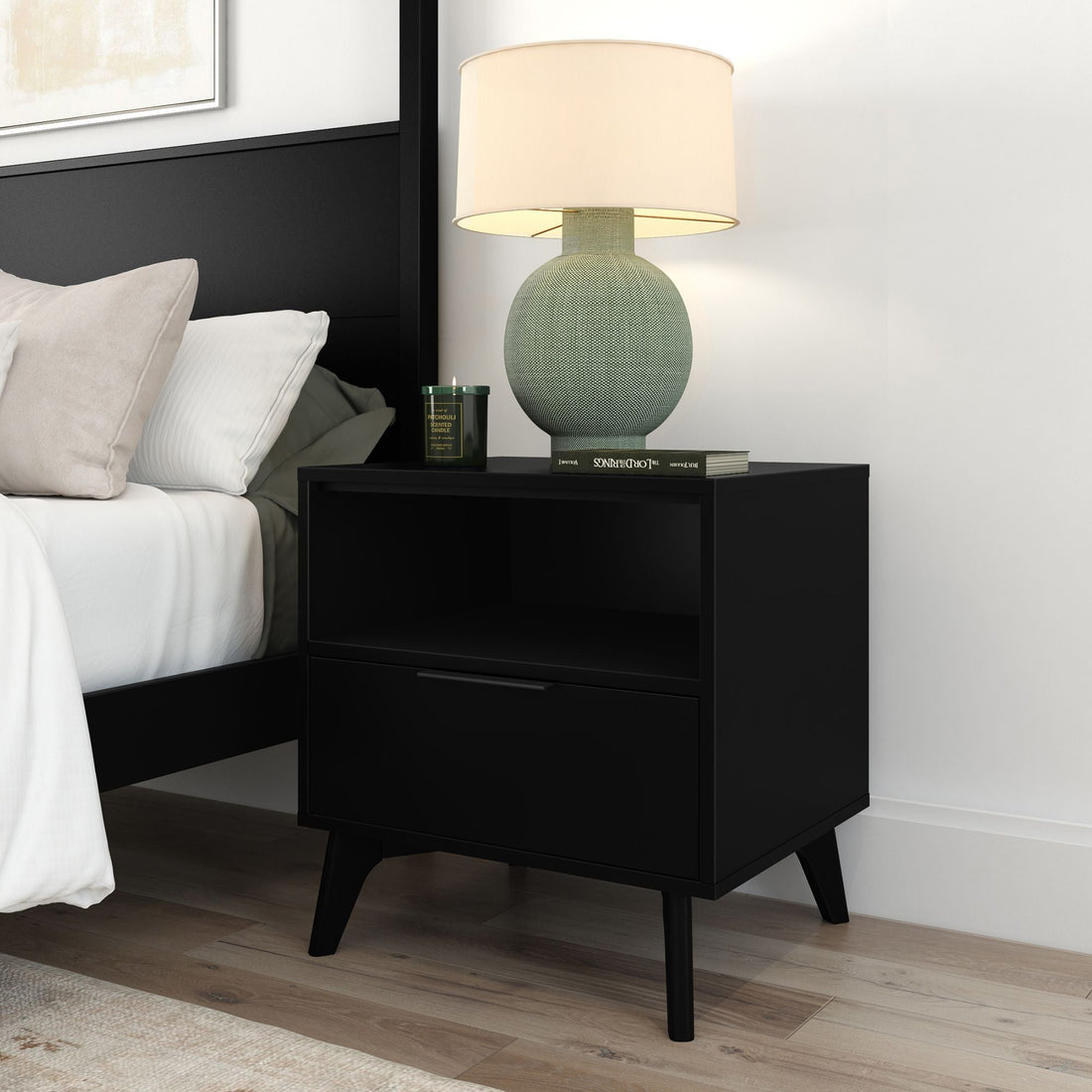 Haven Nightstand with Shelf
