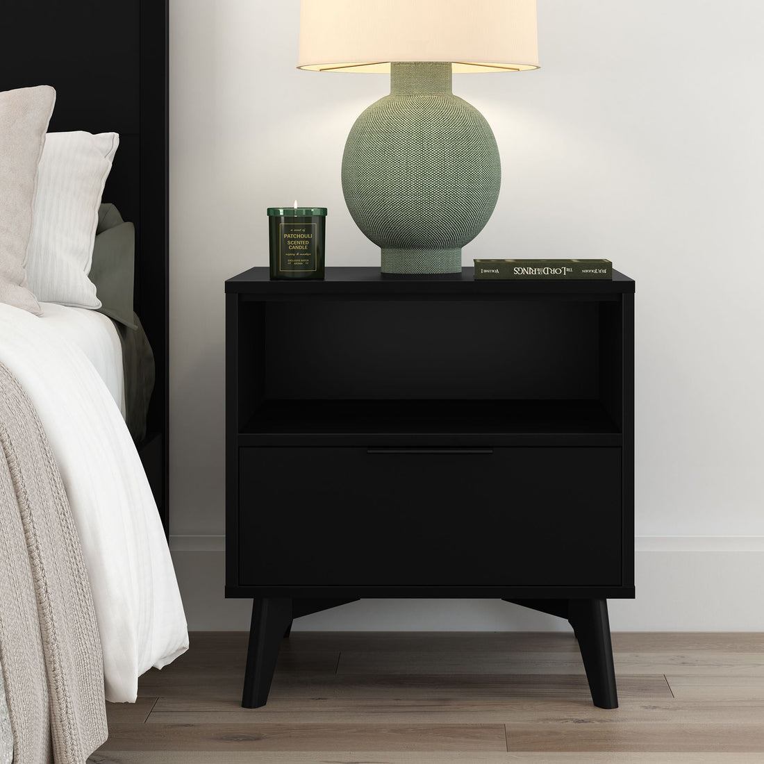 Haven Nightstand with Shelf